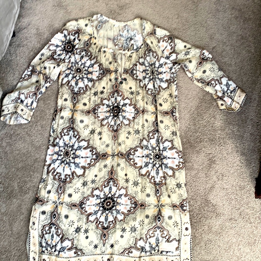 Odd Molly  100% viscose tunic dress. Sz small. Worn 2x. Works dressy or casual.